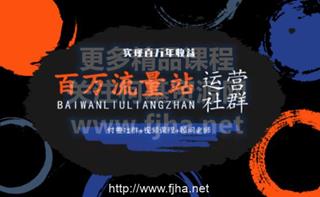 张新星跟我学seo教程《百万流量站运营社群》