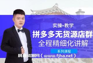 圣淘电商：拼多多无货源店群