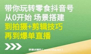 隋校长：带你玩转抖音零食号-网盘高清