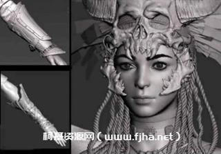 影视人物角色女猎案例教程模型篇