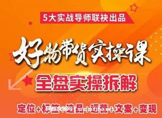 飞攀-抖音直播带货爆单运营-网盘高清