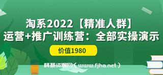 淘系[精准人群]运营＋推广训练营（老衲）