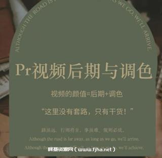 [缺课]光拾阿飞年pr视频后期与调色[画质超清有大部分素材]