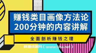 大圣老师·赚钱类目画像方法论-网盘
