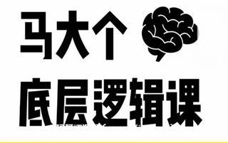 马大个·底层逻辑课