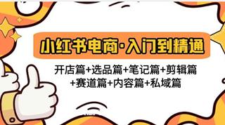 小红书电商·入门到精通-网盘