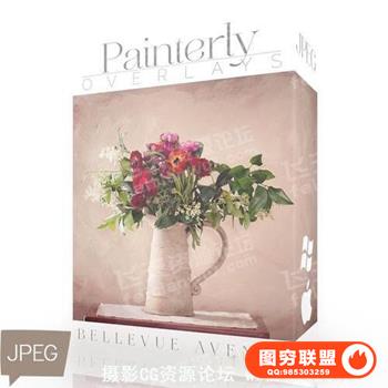 Bellevue Avenue出品高清绘画叠加合成背景（1.2合集）