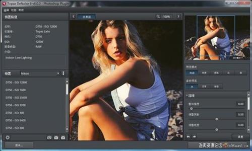 ps插件PS磨皮降噪滤镜 Topaz DeNoise 6.0 中文汉化版-ps滤镜插件