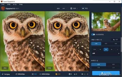 ps插件Topaz Gigapixel AI 5.3.2汉化版|AI人工智能无损放大插件Topaz Gigapixel AI中文版-ps滤镜插件