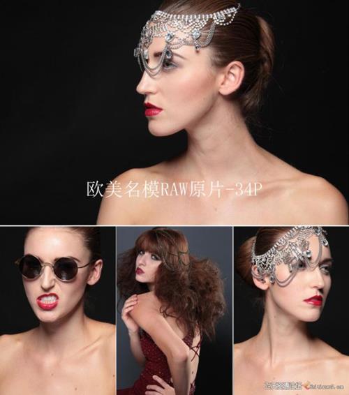 摄影RAW原图下载-欧美名模修图练习RAW原片-34P