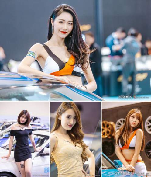 摄影RAW原图下载-20张车模美女RAW图下载