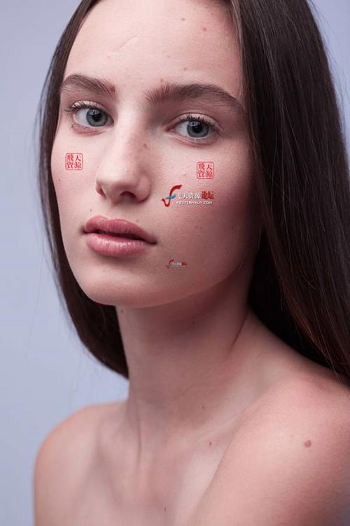 摄影RAW原图下载-欧美女模脸部raw棚拍原片修图素材10张