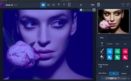 ps插件Topaz Mask AI for Mac(AI人工智能蒙版抠图插件) v1.1.0破解版