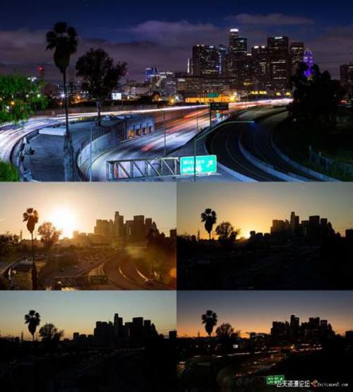 摄影RAW原图下载-457张城市风光落日余晖白转夜延时摄影RAW原片素材-延时摄影RAW素材