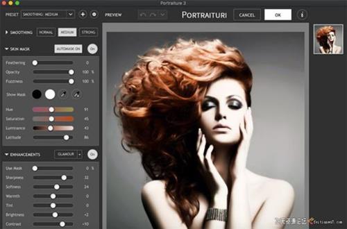 ps插件lr磨皮插件Portraiture3 for lightroom mac V3.5.2最新版