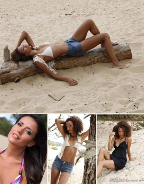 摄影RAW原图下载-欧美沙滩美女70P