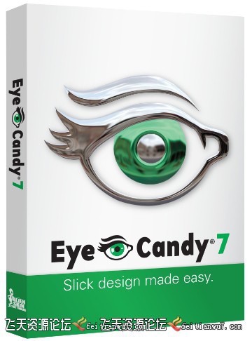 ps插件PS眼睛糖果滤镜Alien Skin Eye Candy v7.2.3.37 Win 汉化版 支持CC2020)-ps滤镜插件