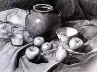 素描零基础直达四级课程_素描绘画新手入门教程