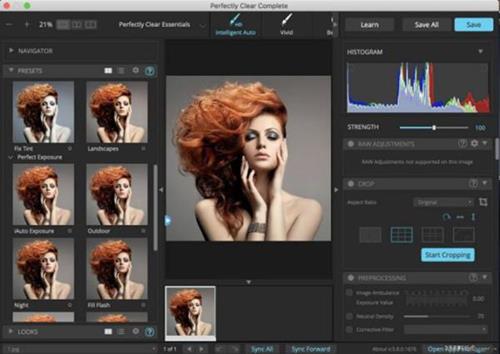 ps插件Athentech Perfectly Clear Complete 3.9 for mac|AI一键智能清晰磨皮插件
