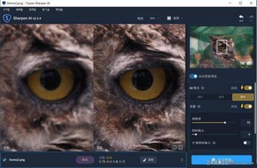 ps插件Topaz Sharpen AI V2.2.4汉化版|AI人工智能聚焦防抖清晰锐化PS插件-支持PS2021-ps滤镜插件