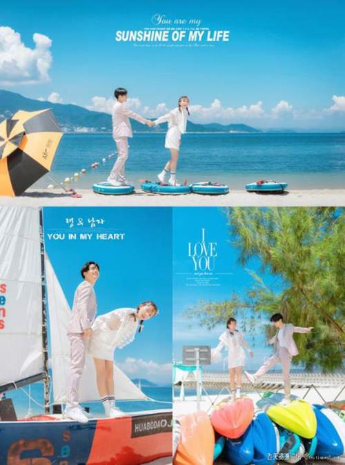 摄影RAW原图下载-RAW原片海边度假情侣旅拍人像摄影PS精修调色修图练习素材