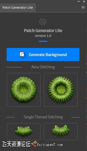 ps插件线绒针织品PS扩展插件 Patch Generator Lite(附视频教程)-ps滤镜插件