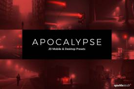 未来科幻蒸汽朋克恐怖LR预设+PS预设+LUTs预设20 Apocalypse LR Presets and LUTs