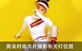 商业时尚大片人像摄影布光灯位图