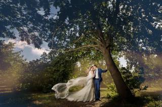 俄罗斯摄影师Dmitry Usanin婚礼飘纱裙摆合成修饰教程