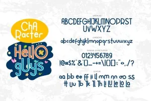 Fonts  可爱俏皮有趣风格分层无衬线英文字体