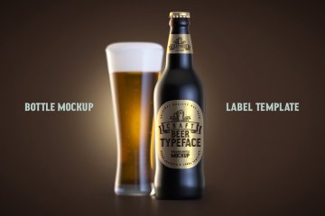 经典的饮料常用字体 Vintage font Craft Beer