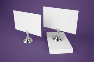 高端名片卡片样机 Business Cards letterpress paper