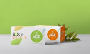 茶叶包装盒纸盒食品小礼盒展示效果图VI智能贴图PS样机素材