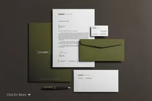 企业文具品牌样机 Corporate Stationery Mock-Up