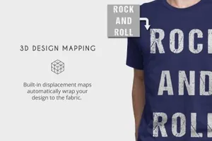 男士体恤样机 T-Shirt – Apparel Mockups