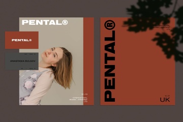 简约时尚高端优雅文具VI样机展示模型pental-no-1-minimalis-stationery