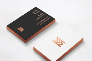 优雅的商业名片样机 Elegant Business Card mockup