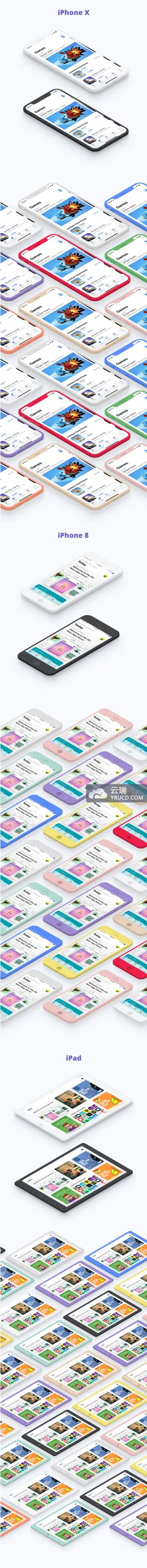 多角度苹果设备样机合集