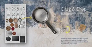 时尚高端简约多用途的厨房餐具kitchen-scene-gen-kitchenware