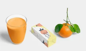 果汁饮料食品利乐纸盒包装盒纸袋购物袋品牌形象展示效果图VI智能贴图