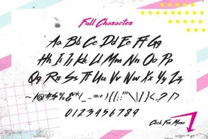 复古酷炫字体 Thunderstorm Retro Font