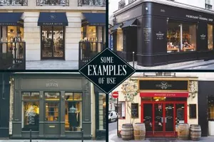 店铺设计展示样机 50 Facades mockups