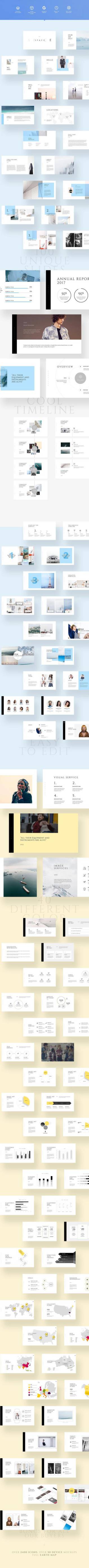 清新高端留白的设计模板Space_Keynote_Template