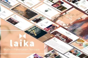 十分有格调的幻灯片laika - modern powerpoint