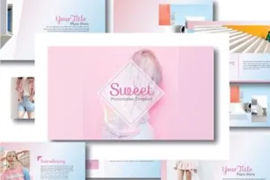 甜美女性主题的PPT模版Sweet Keynote Template