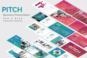 实用的商务PPT模版Pitch Business Keynote Template