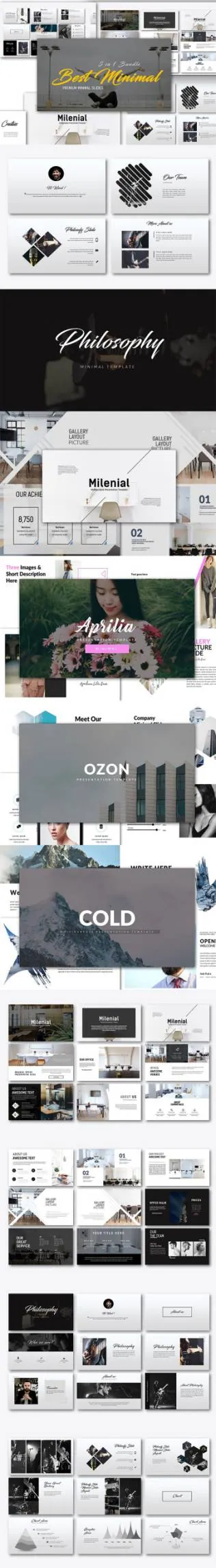 高品质的主题演讲ppt幻灯片Bundle 5 in 1 Keynote