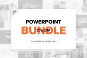 一组多风格PPT合集 PowerPoint_Bundle_Free_Updates