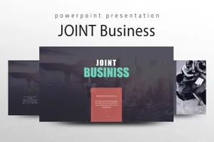 与业务相关的演示文稿模板 Joint_Business_Presentation