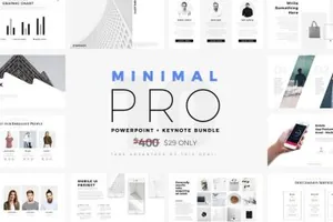10套极简风PPT模版打包 Minimal_PRO_Presentations
